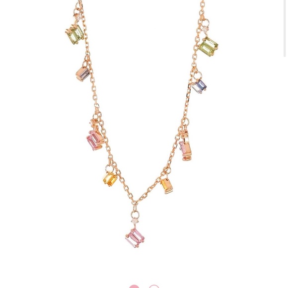 Suzanne Kalan bold pastel sapphire cascade necklace - Picture 4 of 14